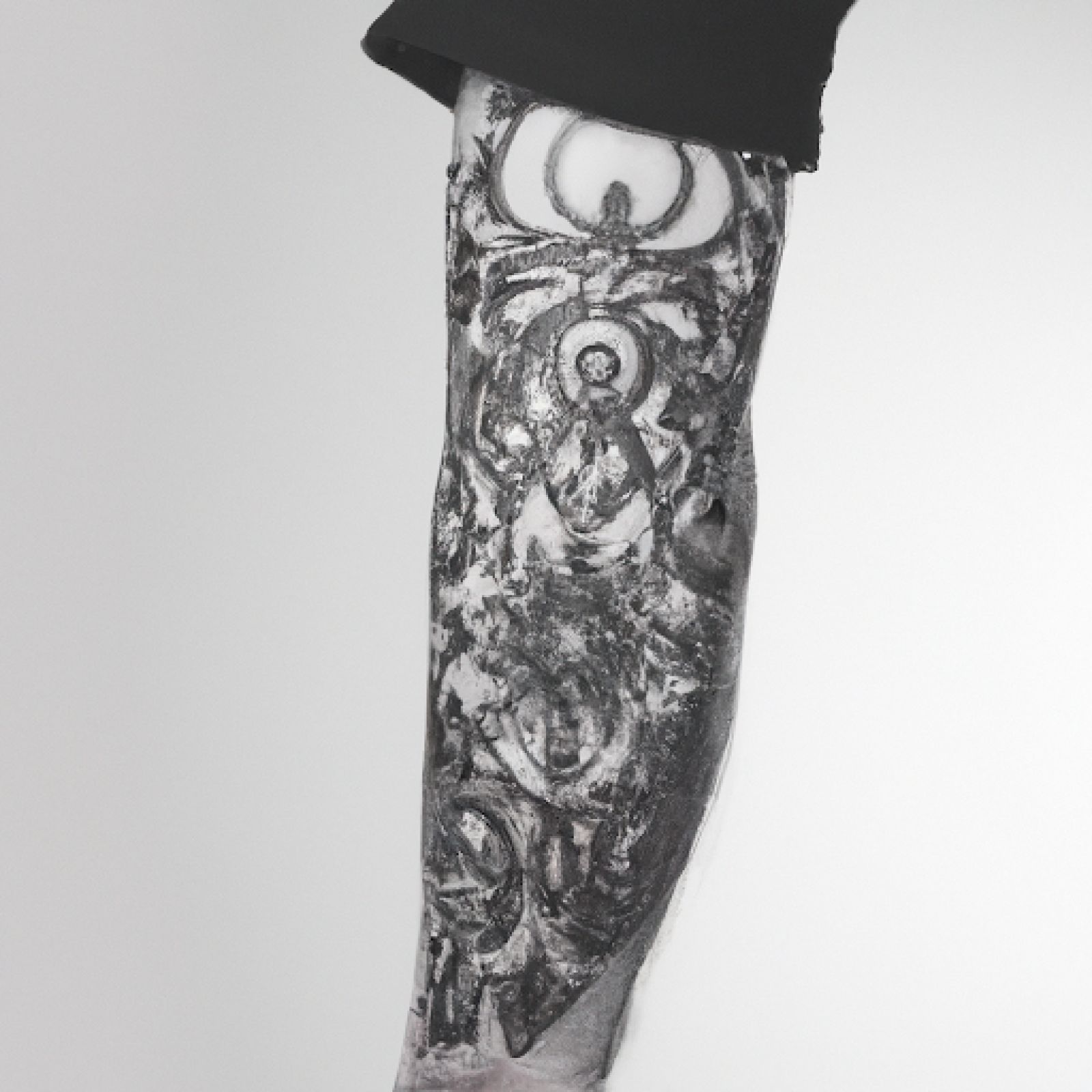 Mandala tattoo on sleeve for men
