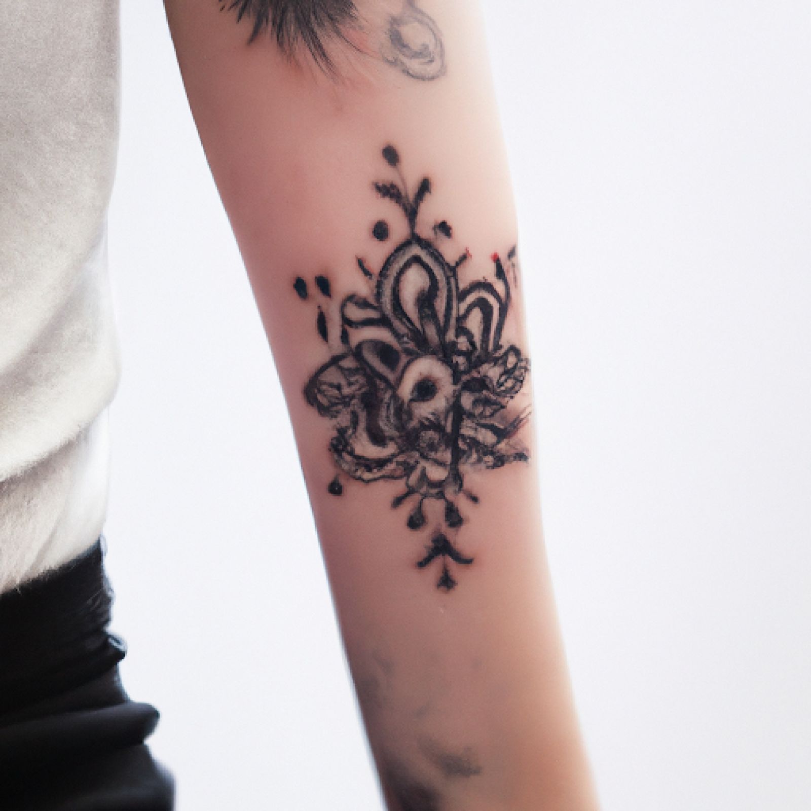 Mandala tattoo on sleeve for women