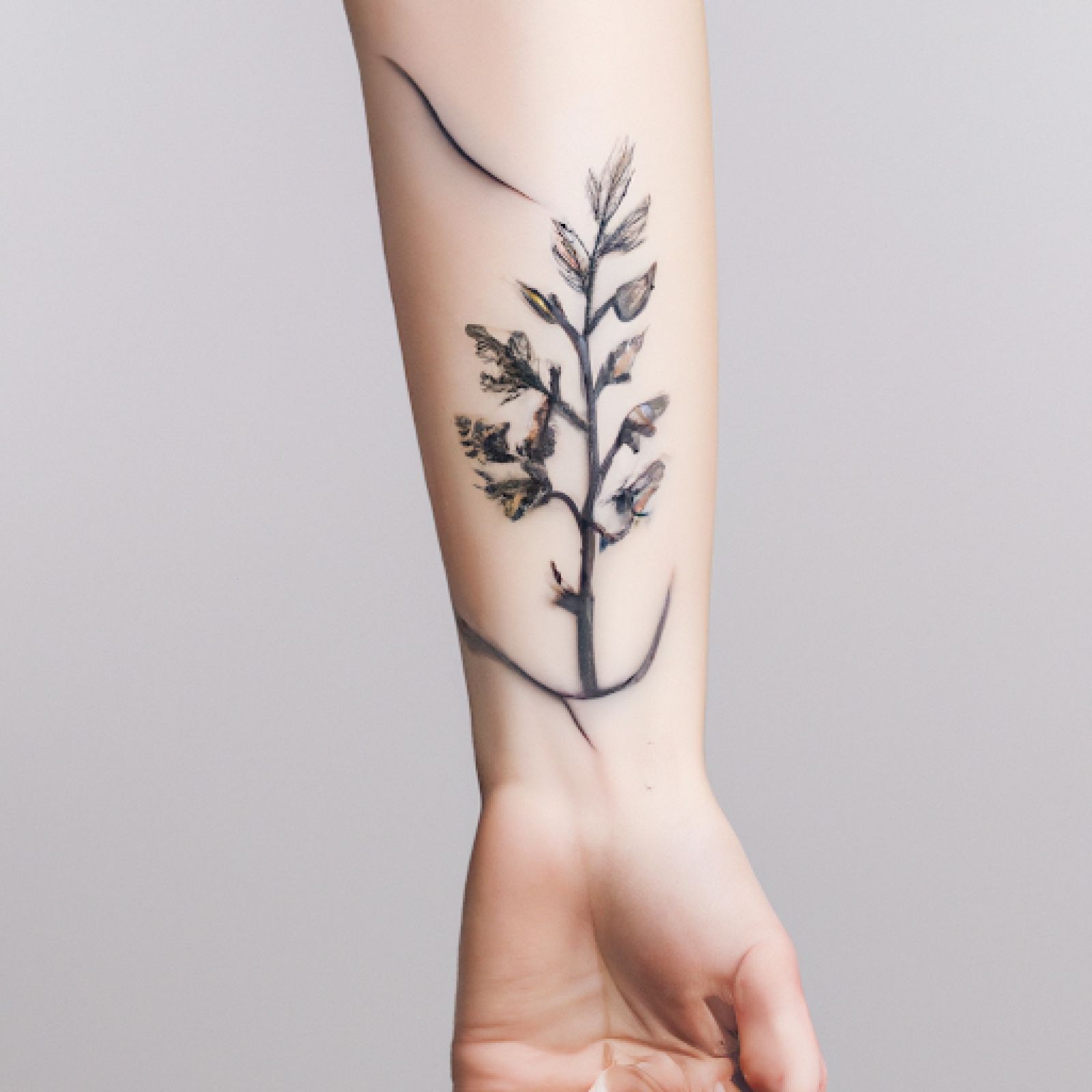 Tree of life tattoo on arm for women