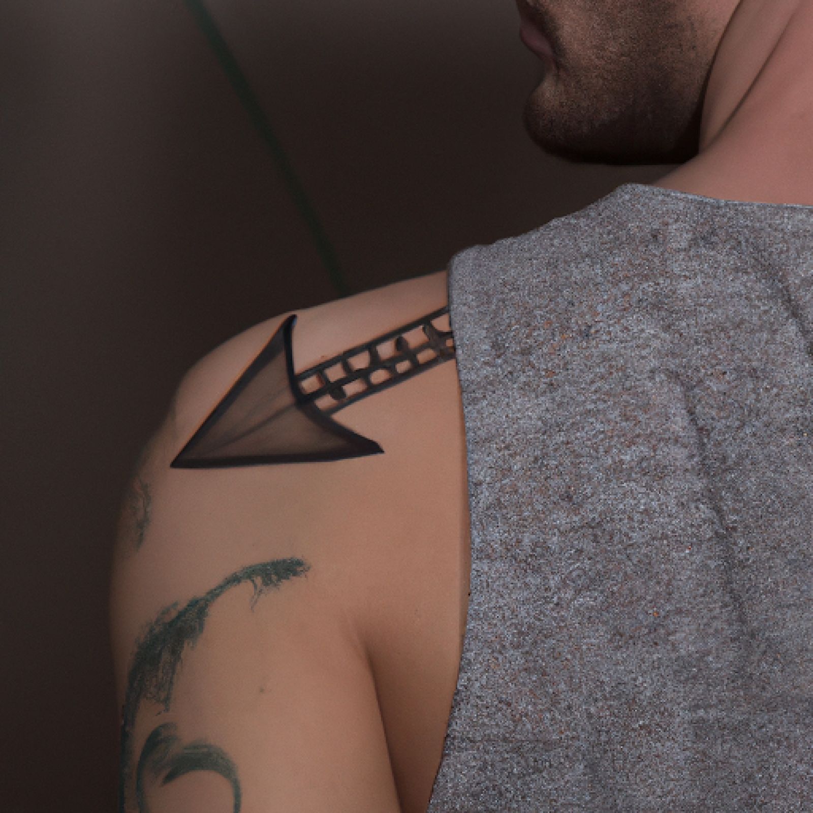 Arrow tattoo on forearm for men